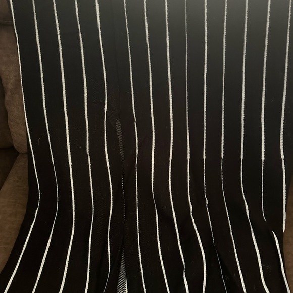 Ashley Stewart Black and White Knit Top and Skirt Set - Picture 4 of 6